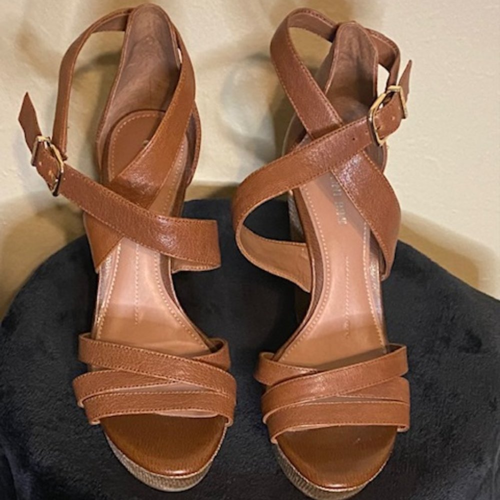 Brown Wedge Sandal-Giani Bini Size 8M